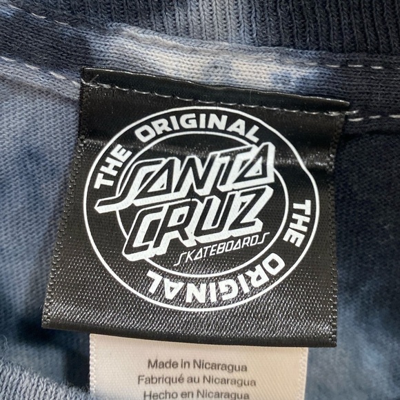 Santa Cruz Skate long sleeve shirt tie dye size M - Picture 3 of 4
